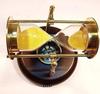Sand Timer With Compass On Wooden Base Vintage Nautical Hanging Brass Hour Glass
