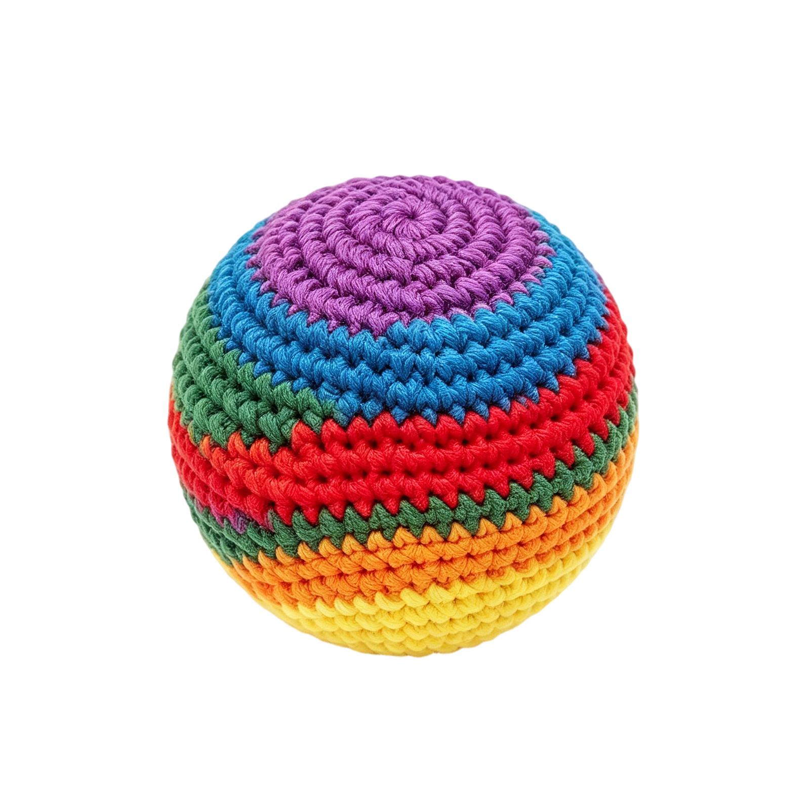 

Handcrafted Crochet Bean Bag Ball Soft Durable Filled with Beans for Indoor Outdoor Use Suitable for Various Games and Activities One Size жёлтый