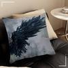 Black White Angel Wings Pillow Gifts Home Office Furnishings Bedroom Sofa Car Cushion Cover Case 45x45cm