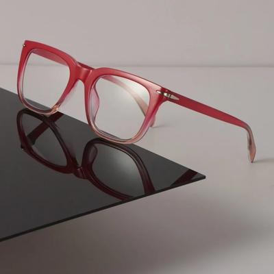 Minimalist Luxury Square Frame Glasses Clear Lens Transparent Eyewear for Women Men Cool Oculos
