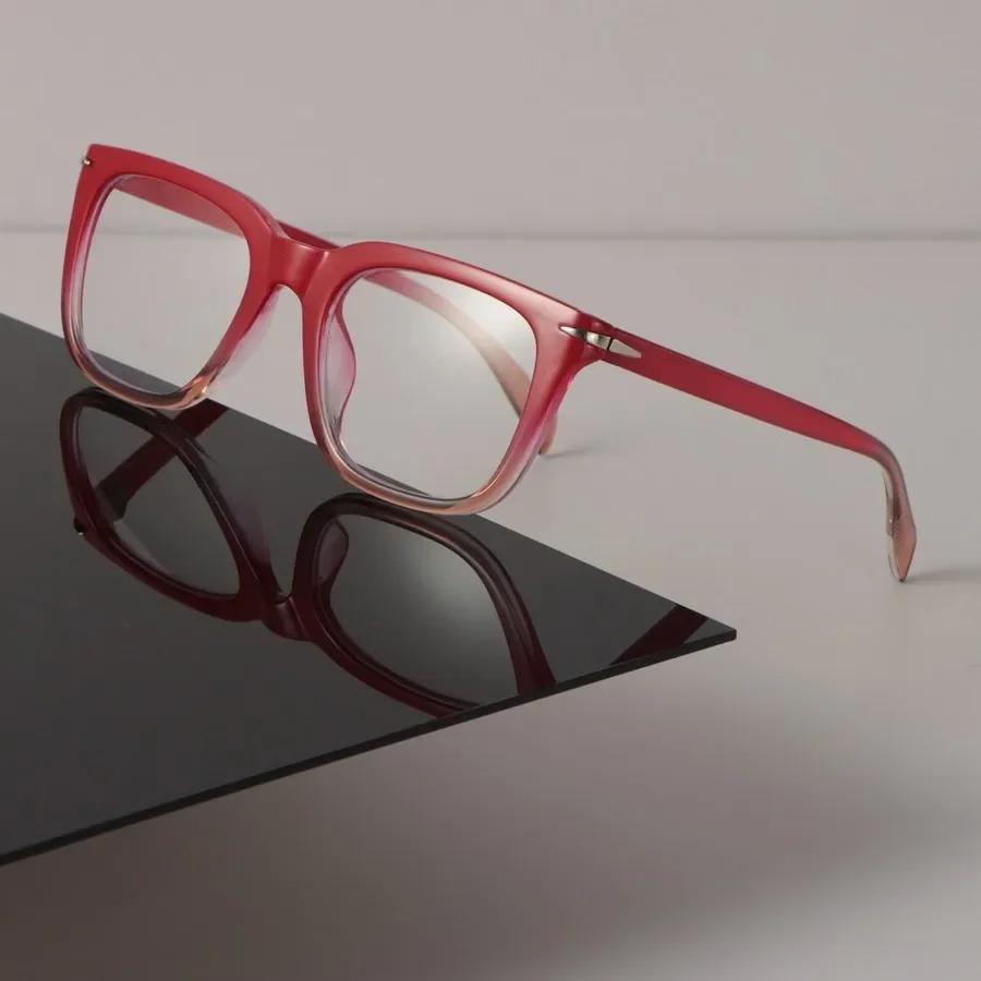 Minimalist Luxury Transparent Glasses Cool Square Frame Eyeglass Women Men Cool Clear Lens Frame Glasses