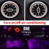 Car Front Air Conditioning Vent 8 Colors Atmosphere Light For Suzuki Jimny JB64 JB74 2019 2020 2021 2022 2023 2024 3 Door 5 Door