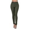 Fashion Women's  Color High-waisted Straight-barrel Small Feet Jeans