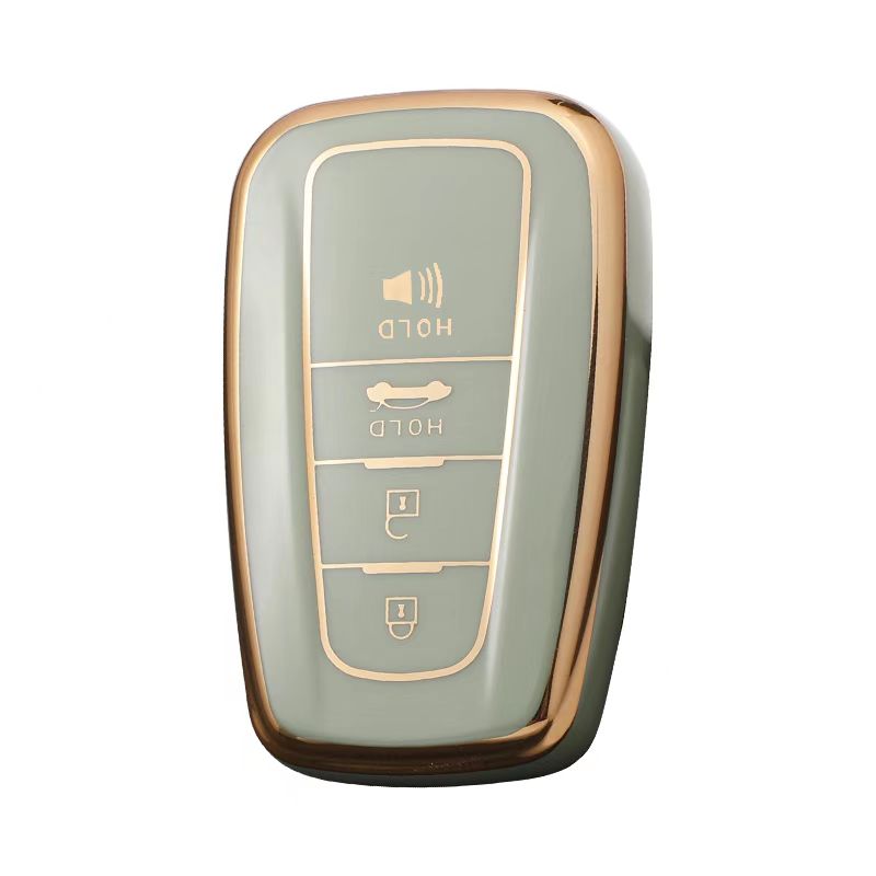 TPU 2 3 Buttons Car Key Fob Cover Case Holder Shell for Toyota Rav4 2021 Hybryd Camry 70 2020 Prado Corolla Sedan 2019 Keychains