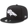 New Era Denver Broncos Hat NFL Black White 9FIFTY Snapback Adjustable Cap Adult One Size