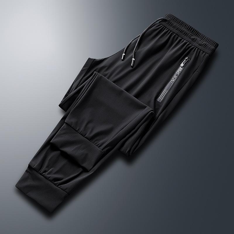 Men s Quick-Dry Plus Size Summer Cropped Sports Pants XL