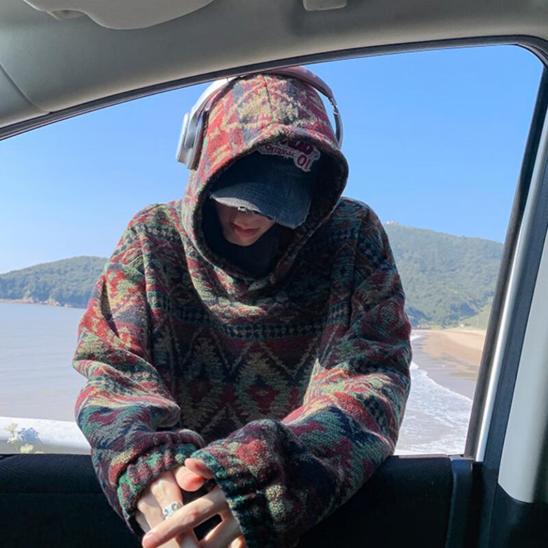 NASA MARVEL Men's Loose Fit Pullover Hoodie