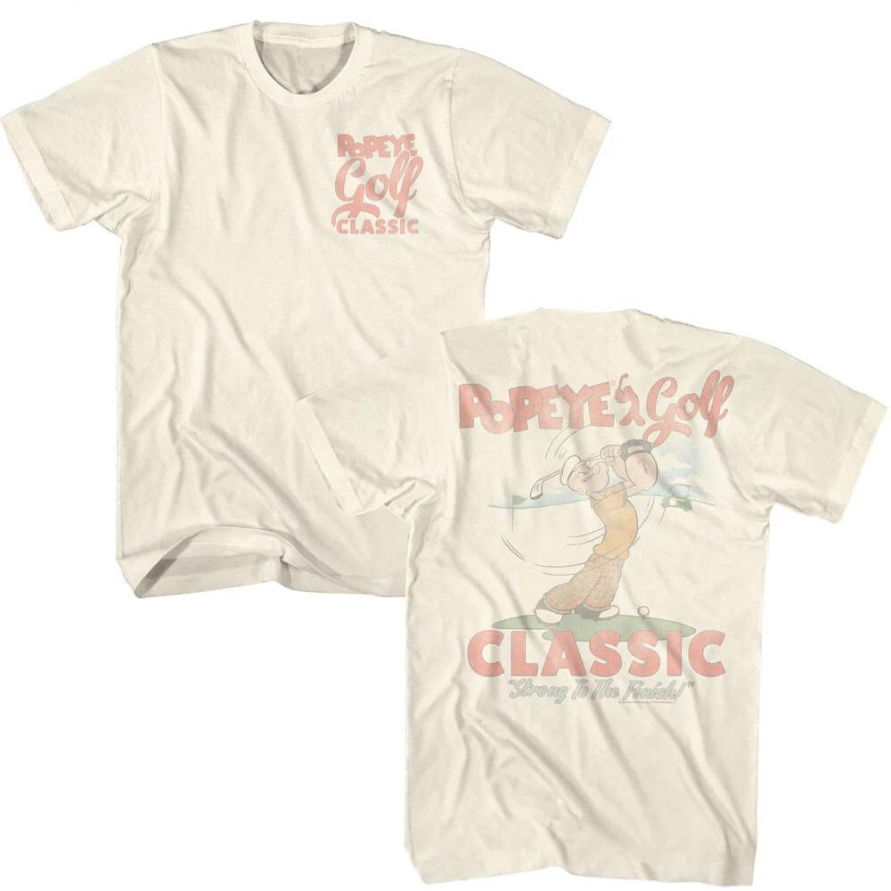Popeye The Sailor Man Popeye Golf Classic Strong To The Finish Men s T Shirt XL