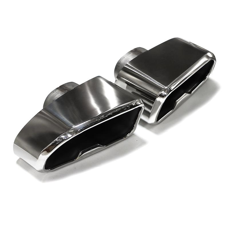 

1 Pair Car Exhaust Tip For BMW G01 X3 G02 X4 2019 2020 Stainless Steel Muffler Tip Exhaust Pipe Square Tailpipe Exhaust System серебряный