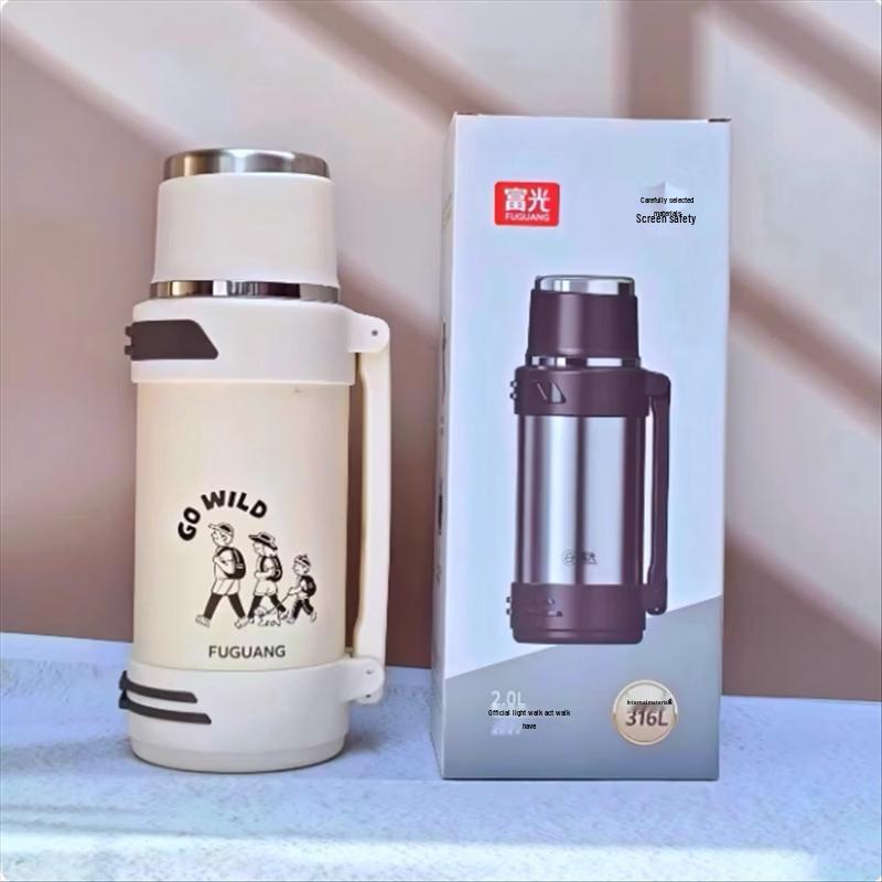 Fuguang 2L 316L Stainless Steel Insulated Travel Pot