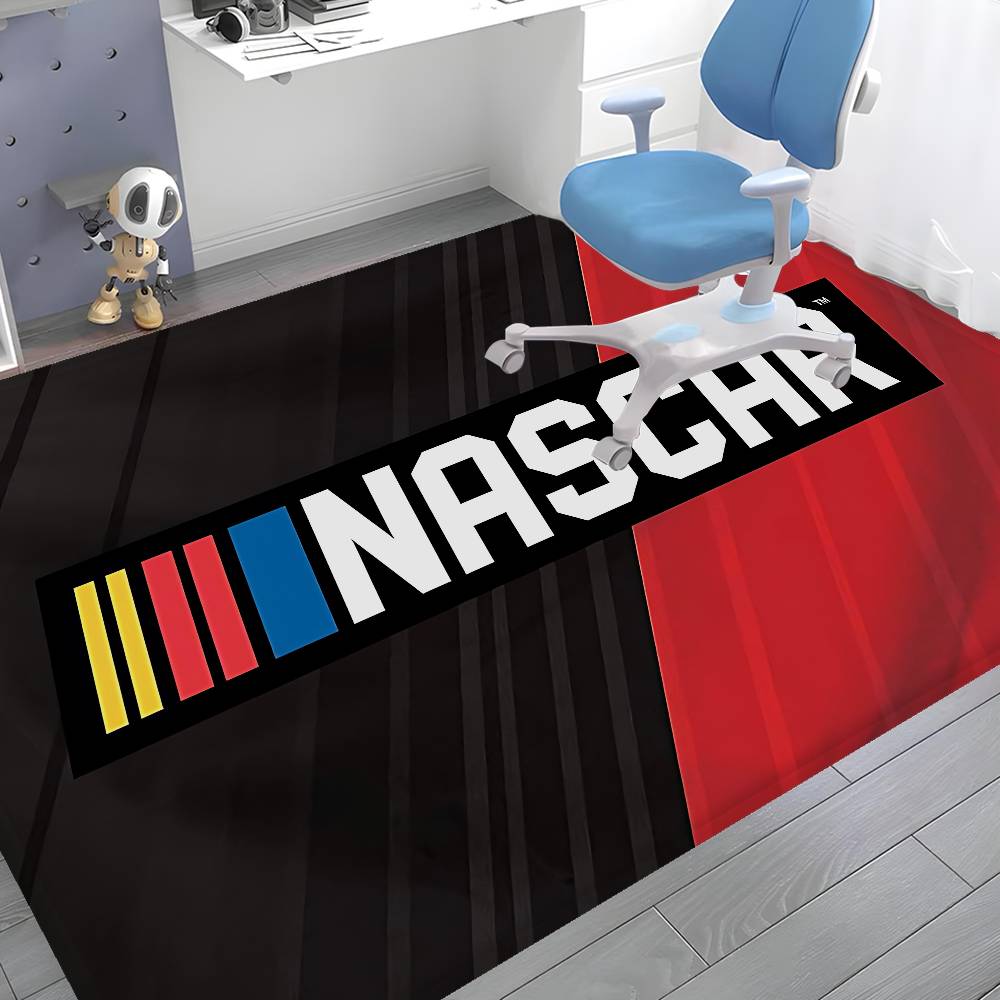 N-NASCARS Rennwagen Zimmerteppiche Retro Mehrere Auswahlmöglichkeiten Wohnzimmer Küchenteppich Rutschfest Willkommensteppich