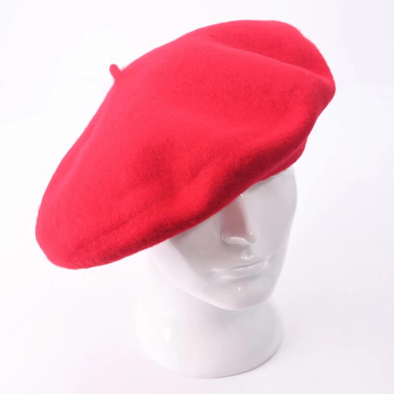 Восьмиугольный шерстяной берет художника XL