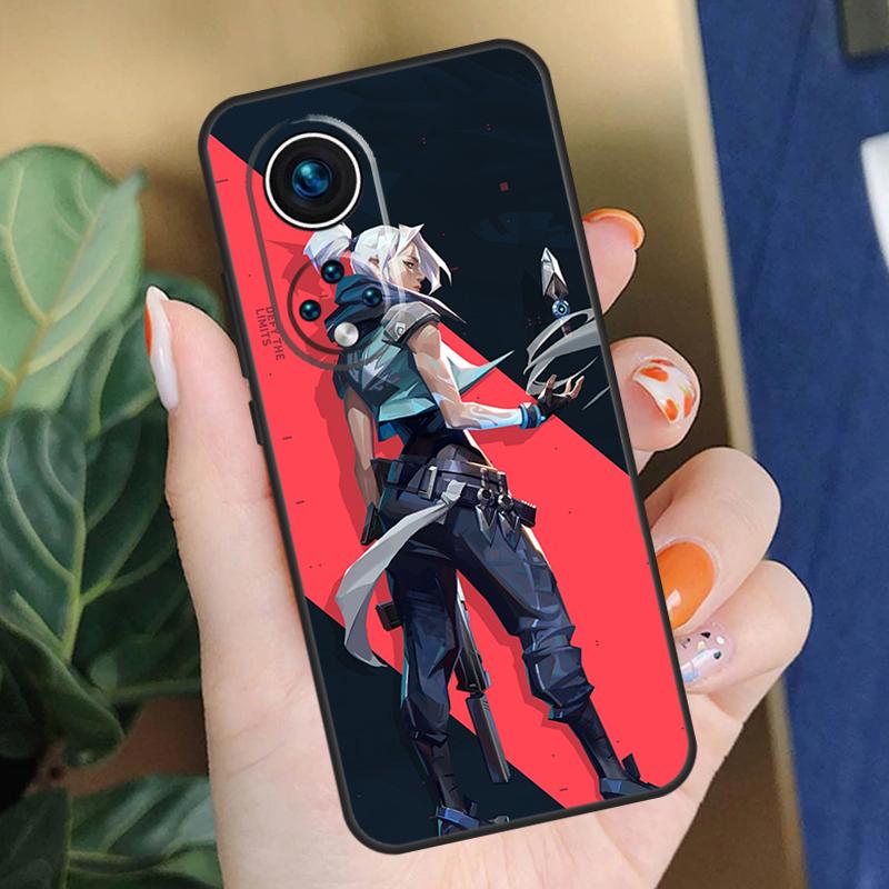 Valorant Game Case For Honor Magic 7 Lite 6 8 Pro Honor Win RT 200 400 50 70 X8b X8c X9a X9b X9c X9d Coque