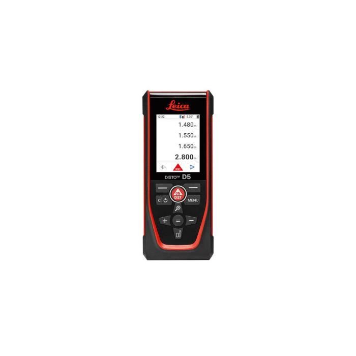 Télémètre laser - LEICA - Disto D5 - Précision 1mm - Mesure jusqu'à 200m - Écran IPS 2.4"