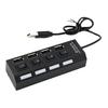 1Pcs 4-Port Usb Hub One To Four Splitter Hub Plug And Play Independent Switch Small Socket Hub Usb 4-Port Splitter For Laptops