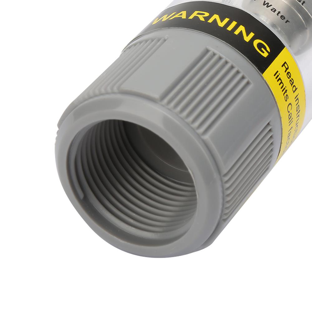 LZM 25G Acrylic Plexiglass Tube Type Liquid Flowmeter Flow Meter for Water Female G1in(5 50GPM)