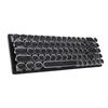 Wired Mechanical Keyboard RGB Backlit Blue Switch Round 68 Key Keyboard Retro Gaming Keyboard for