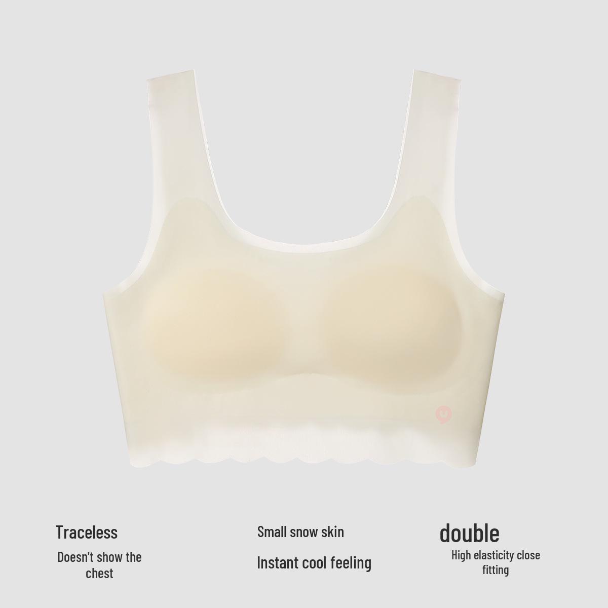 Girls  Seamless Breathable Vest - Stage One Puberty Bra L [85-105 lbs]