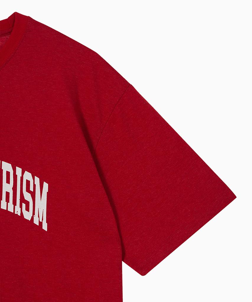 FREEMARIO Tourism Arch Logo T-Shirt [Red]
