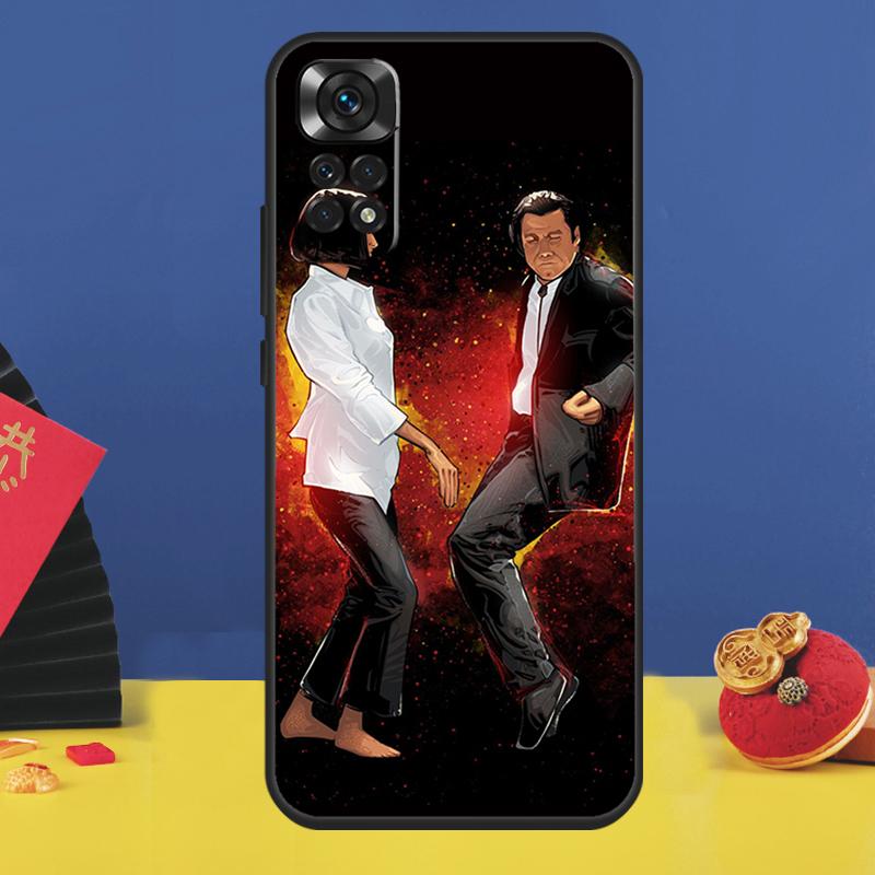 Pulp Fiction Case For Xiaomi Redmi Note 14 13 Pro 12 10 11 15 Pro Plus Redmi 15 15C 10C 12C 13C 14C Cover