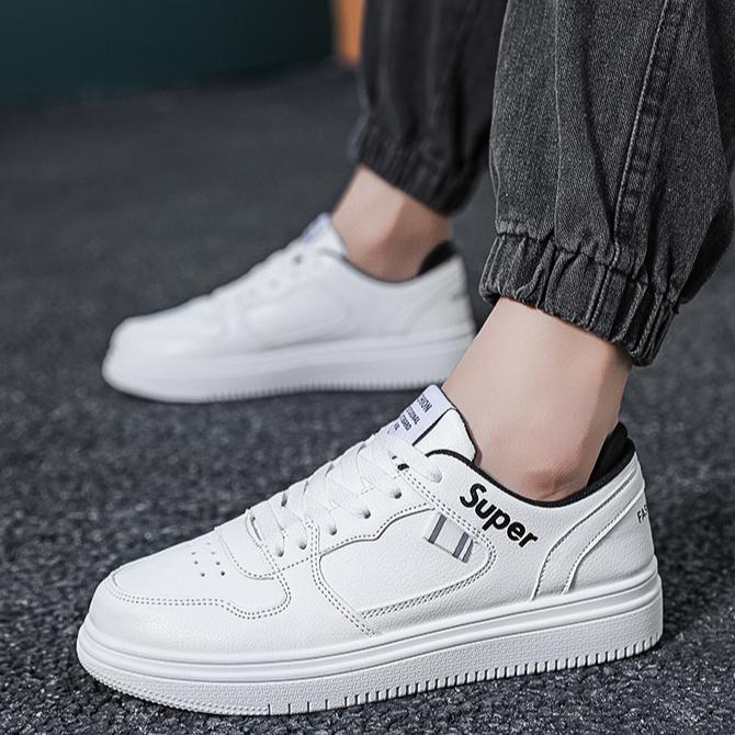 Small white shoes men's shoes spring all the breathable sports all the fashion board shoes boys fashion shoes casual shoes men's shoes