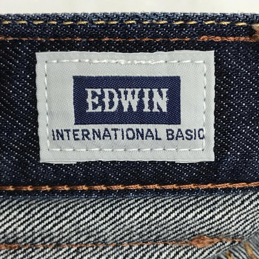 Made in Japan EDWIN 403 Denim Pants W28/W71-H88 Men S Inseam 75cm Indigo(USED)