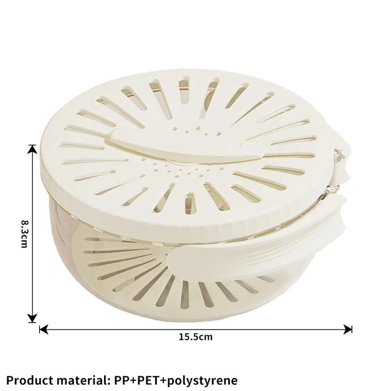 

Новая корзина для слива с крышкой, корзина для слива для мытья фруктов и риса с ручкой, емкость для хранения в холодильнике, домашний кухонный органайзер белый