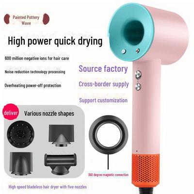 High-Speed 5-in-1 Leafless Negative Ion Hair Dryer for Quick-Drying At Home
