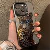 Gold And Slivery Leopard Print Phone Case For IPhone 17 Air 16 E 15 14 Plus 13 12 11 Pro Max Case Shockproof Silicone Back Cover