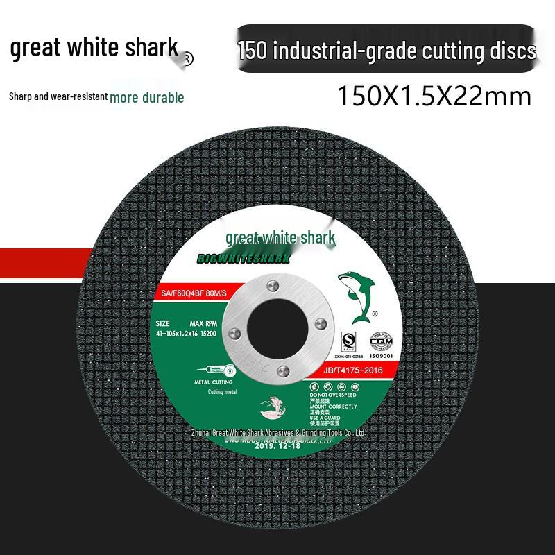 Great White Shark 100mm Stainless Steel Angle Grinder Cutting & Grinding Blade - Sharp & Durable