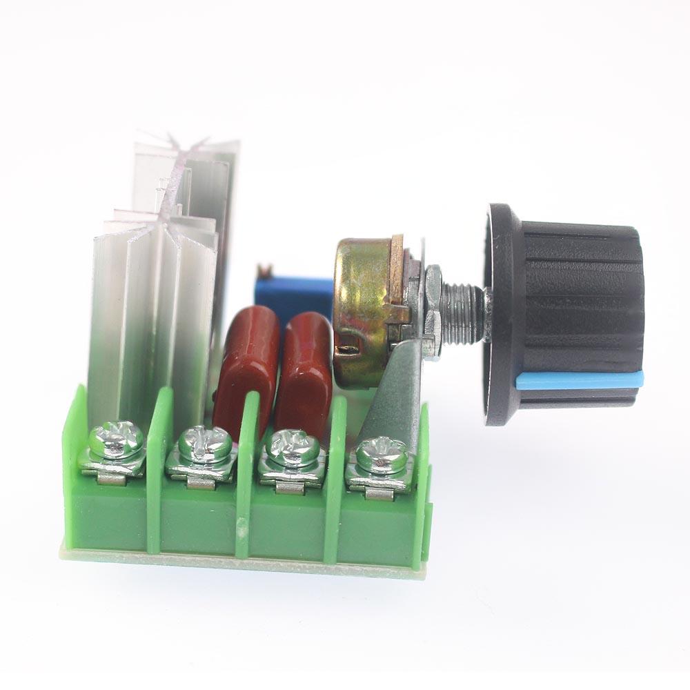 1PC 2000W Power module AC 220V Voltage Regulator SCR Voltage Regulator High Power Dimming Dimmer Motor Speed Controller Module