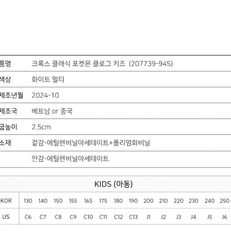 Crocs Classic Pokemon Kids Clogs