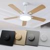 Universal Concealed Ceiling Fan Speed Controller Fan Speed Control Switch Stepless Speed Electric Fan Switch Square