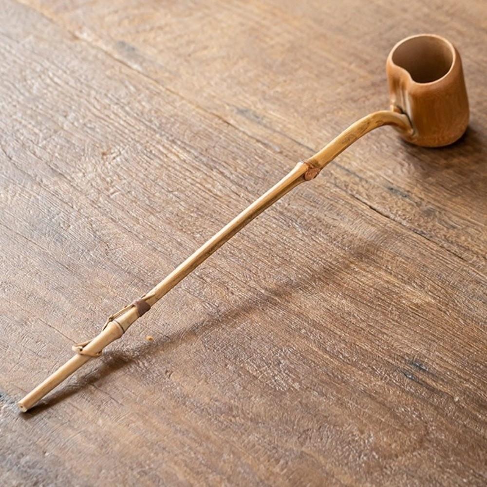 Long Handle Tea Infusers Bamboo Material Tea Scoop Durable Tea Ceremony Utensils  Tea Ceremony