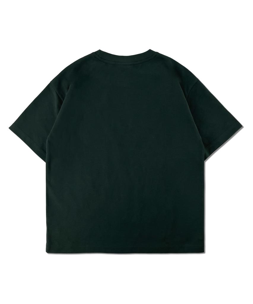 Eonoideu Smile Logo Short Sleeve T-Shirt Lq7Tu436_Dark Green