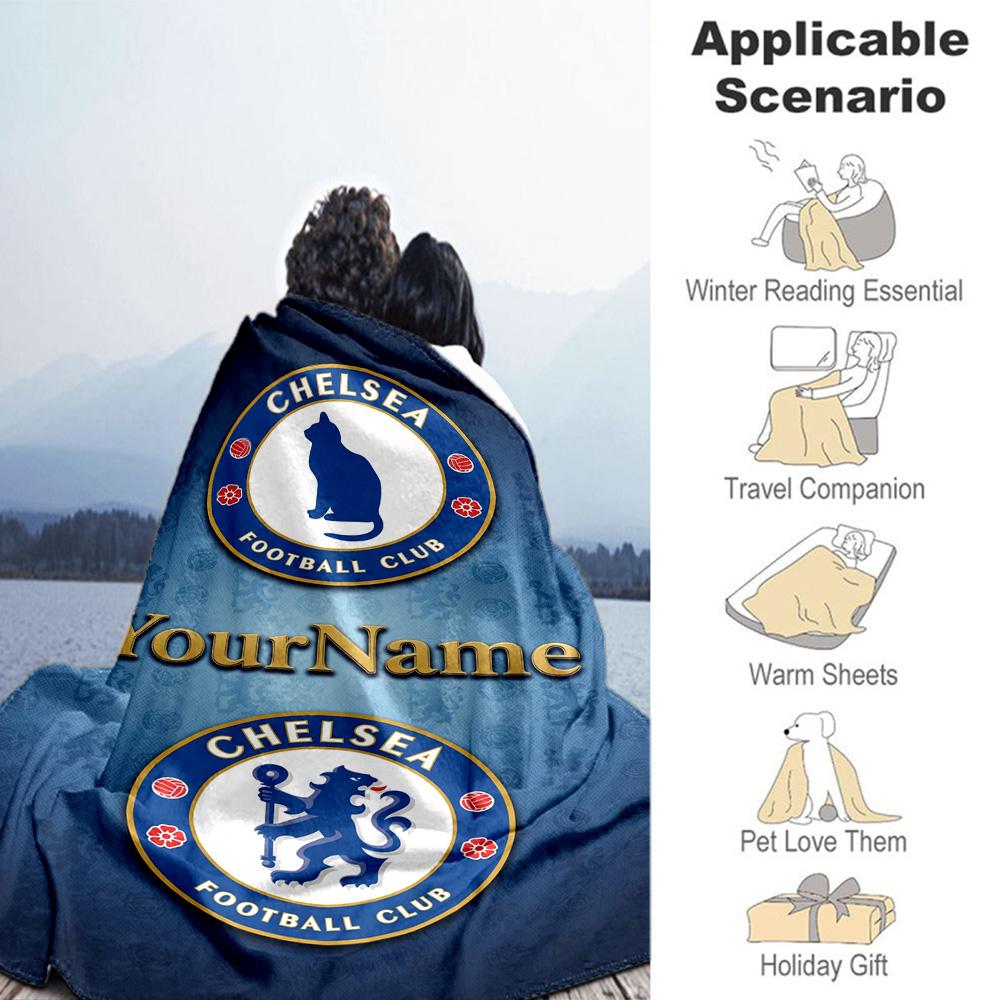 Chelsea Personalized Name Blanket Multi-purpose Customizable Blanket Durable Comfort Great for Seaside Living Room Picnics Bed Ideal for All Seasons
