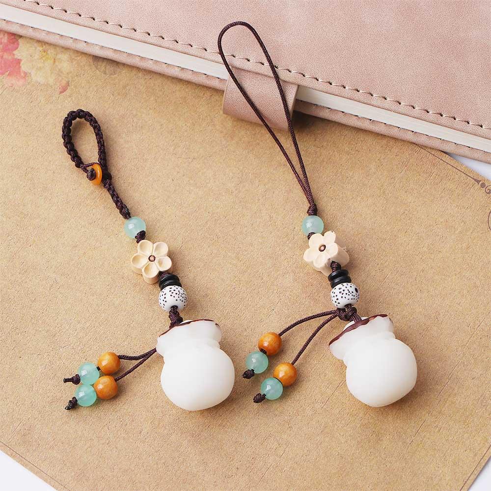 Charm Good Luck Fortune Bodhi Blessing Decoration Phone Strap Mobile Rope Bag Pendant Lanyards