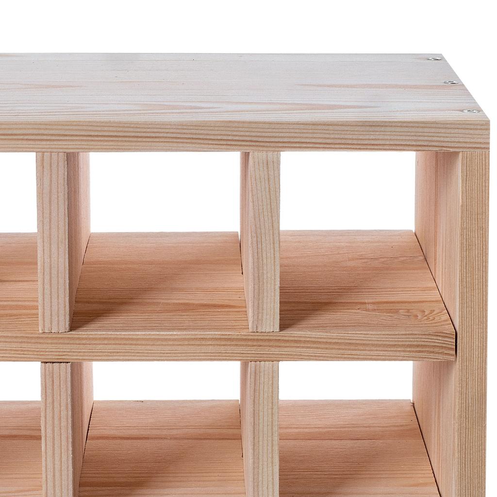 KADAX Weinregal Schachbrett Holz