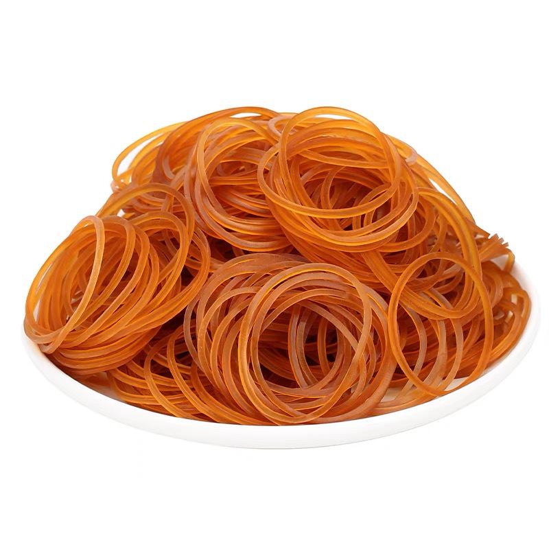 Barbershop High Elasticity Perm Rubber Bands with Leather Cover - 500G