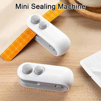 Mini Food Bag Sealer Hand-Press Snack Sealing Machine Portable Kitchen Sealing Tool for Chips Coffee Pet Food