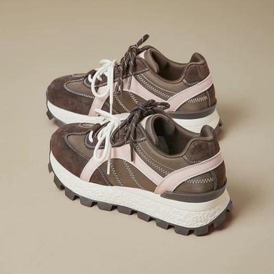 Thick-soled Height-increasing Women's Shoes, Versatile Dad Shoes, New Sporty and Casual Shoes