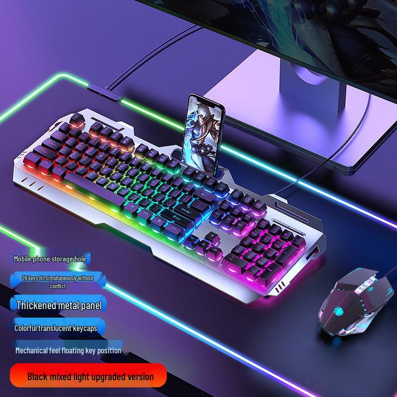 Pioneer GX80 Wired Gaming Set: Mechanical Feel Keyboard, Mouse & Headset for Office & E-sports.