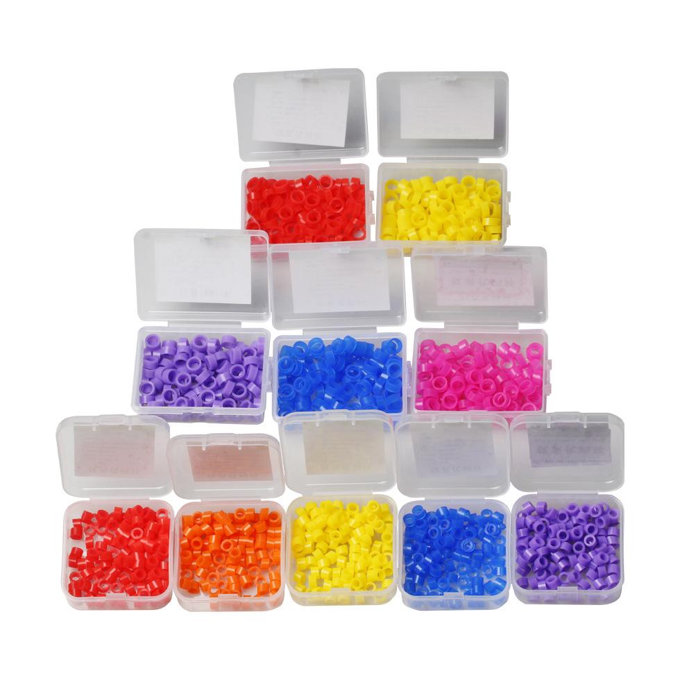 10Pcs Silicone Color Code Rings for Dental Instruments Oral Care Identification Circle Disinfection Dentist Tools