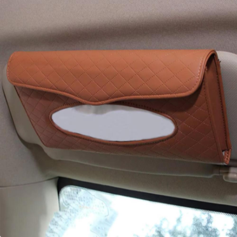 Simple Design Car Tissue Box Car Hanging Car Napkin Holder Dispenser  Auto Interior