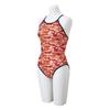 MIZUNO EXER SUITS Medium Cut Swimsuit for Competitive Swimming and Size 62 Size L Women's Training, N2MA2267, (Red),