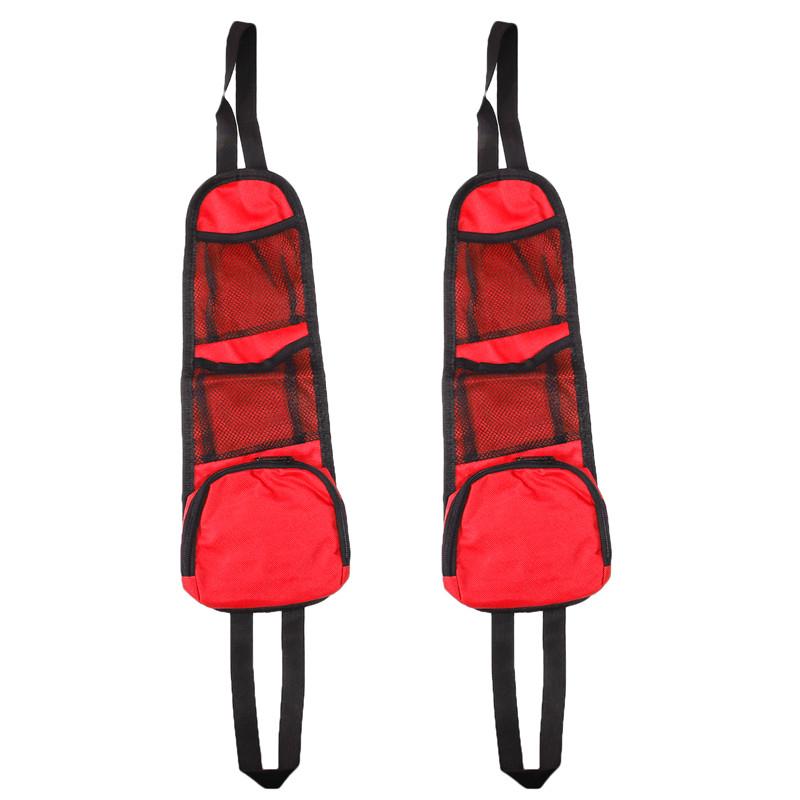 Borsa da appendere per riporre gli oggetti laterali del sedile automatico, supporto multitasche, tasca in rete, organizer per lo styling dell'auto