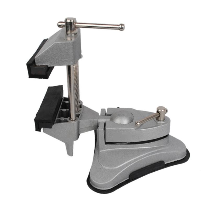 Multi Angle 360 Degree Rotating Clamp With Suction Cup Base Vacuum Base Vise For Secure Workpiece Holding On Desktops