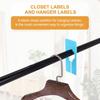 Divisori Versatili per Bastoni Appendiabiti 30 Pezzi Divisori per Armadio Riutilizzabili per Ordinare Vestiti per Taglia, Colore, Marca