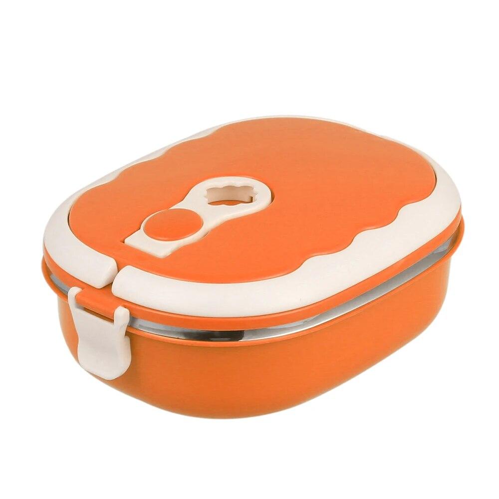 900ml Stainless Steel Keep Warm Container Durable Kitchen Tools Christmas Food Storage with Folding Handle Convenient Lunch Box