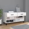 Vidaxl Szafka Na Buty, Biała, 102X35X55 Cm, Materiał Drewnopochodny
